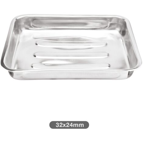 Bandeja horno acero inox 37x28cm (1/4)