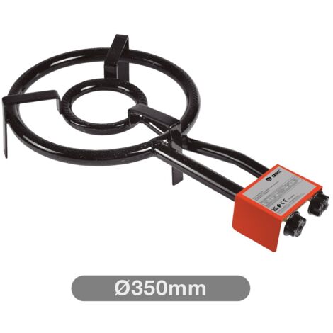 Quemador de gas doble Ø350mm para paelleras de Ø200mm a Ø500mm