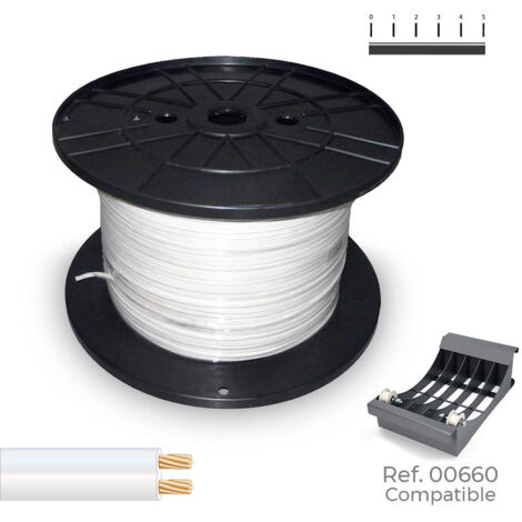 Cable Paralelo Sediles Blanco 500 m Bobina - Marca: Sediles - EAN: 8435734703798 (1/2)