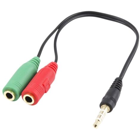 Ewent Cable Audio Jack 3,5/M-2 Jack 3,5/H -0,15mt (1/2)