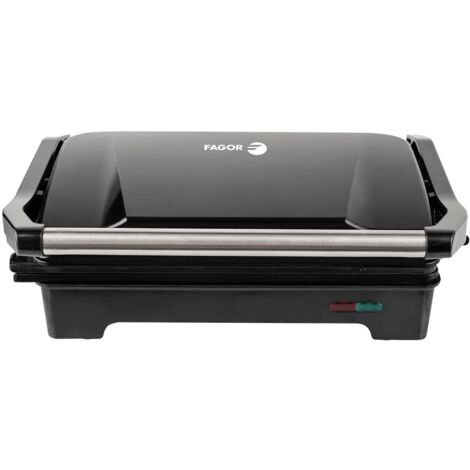 Fagor EasyGrill sandwichera 1200 W Negro, Acero inoxidable