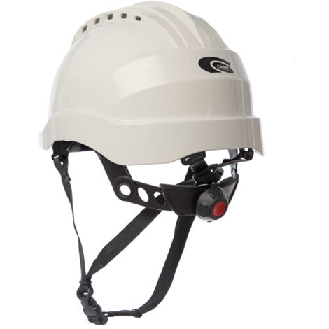 Casco curro-v blanco barboquejo, t.54 - 61 cm