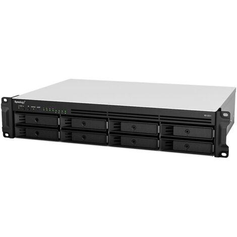 Almacenamiento en Red NAS Synology RS1221+ Negro AMD Ryzen V1500B