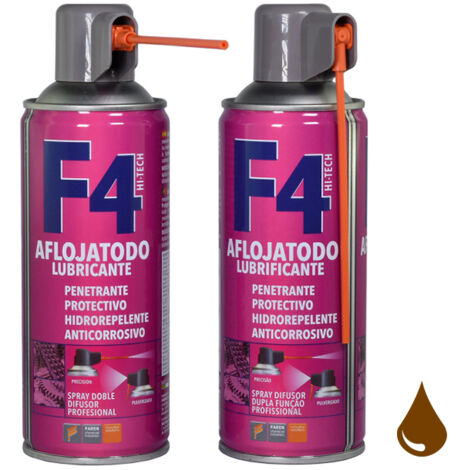 Lubricante multiusos f4 con difusor especial de seguridad, 400 ml (1/4)
