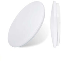 Plafon/aplique led de superficie 12w 6500k ø26,5x5,7cm edm