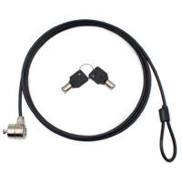 CABLE SEGURIDAD PARA PORTATIL NILOX CON LLAVE 1,8M
