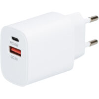 Cargador GaN USB C + A