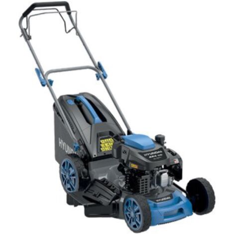 Hyundai – Tondeuse thermique tractée 51cm – Moteur 200cc 4 temps – 7 réglages de coupe – Pour jardins de taille moyenne à grande