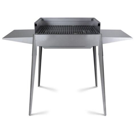Lisa Etna F barbecue portable au charbon de bois en fer aluminé 60x40cm (1/6)
