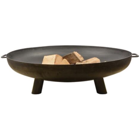 VOUNOT Brasero de Jardin Extérieur 55cm avec Tisonnier et Couvercle Brasero de
