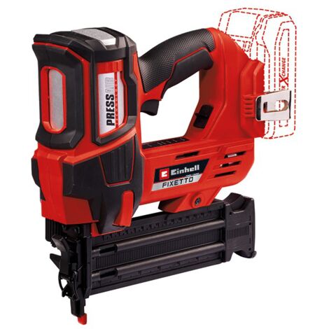 Einhell Professional Cloueuse sans fil FIXETTO 18/50 N Solo Power X-Change (18V, 60 cps/min, Clous de 15 à 50mm - largeur 1,0mm) Livré sans batterie ni chargeur