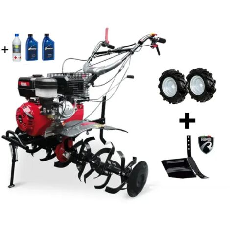 Motoculteur Italian Power RG6.5-130 III avec moteur Rato 389cc, motoculteur 141 cm et motoculteur à essence