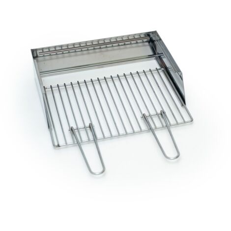 Milano Barbecue Kit cloison et grille en canal Milano Grill 80+40 acier inoxydable (1/3)