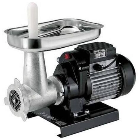 Hachoir électrique 9500NC – Production 70-120 kg/h – Moteur à induction – Plaque et couteau auto-affûtants en acier trempé – Reber