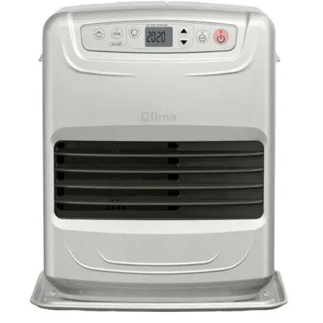 Qlima – Chauffage portable à combustible liquide 5L SRE3531TC2 – Surface jusqu'à 50 m² – Puissance 3100W – Autonomie 44h – Système électronique sécurisé