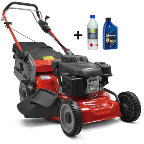 Weibang WB506SC3 tondeuse traînée à essence éjection latérale mulching + essence et huile
