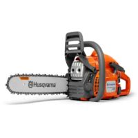 Husqvarna – Tronçonneuse à essence 40,9cc 1,8kW – Longueur de guide 38 cm – Moteur X-Torq® pour faible consommation – Système LowVib® pour confort