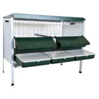 Ropet mini poulailler extérieur 100135 empilable en galvanisé et plastique