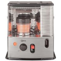 Qlima – Poêle à bois R7227STC2 à combustible liquide – Puissance 2,7 kW pour pièces jusqu'à 95 m3 – Autonomie 15h – Système de sécurité anti-basculement