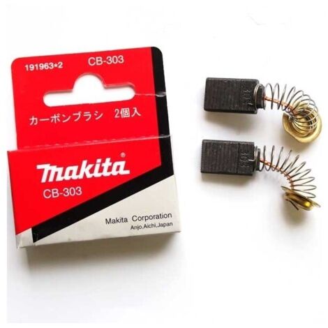 Satz von 2 Kohlebürsten CB 303 für Markenwerkzeug - MAKITA 191963-2