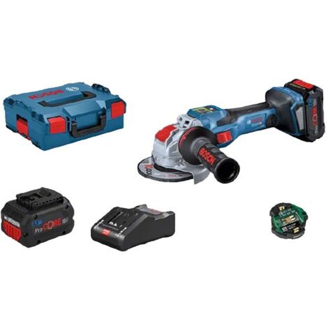 Bosch Akku-Winkelschleifer GWX 18 V-15 SC 125mm, Ausführung: 06019H6501, 2x8,0 Ah/L-Boxx