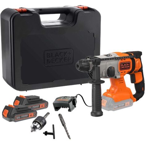 Bohrhammer Black+Decker BCD900E2K-QW 18 V 2,5 Ah (1/5)