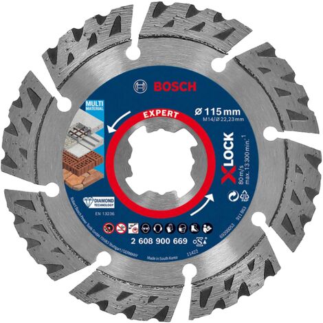 Expert Diamantscheibe Bosch MultiMaterial X-LOCK (1/3)
