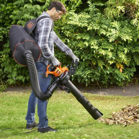 Aspirador-soplador-triturador BLACK+DECKER BEBLV290-QS -  mochila 2900W