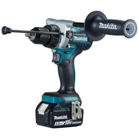 Taladro atornillador Makita Batería recargable DHP486RT3J de 18 V y 5 Ah (1/4)