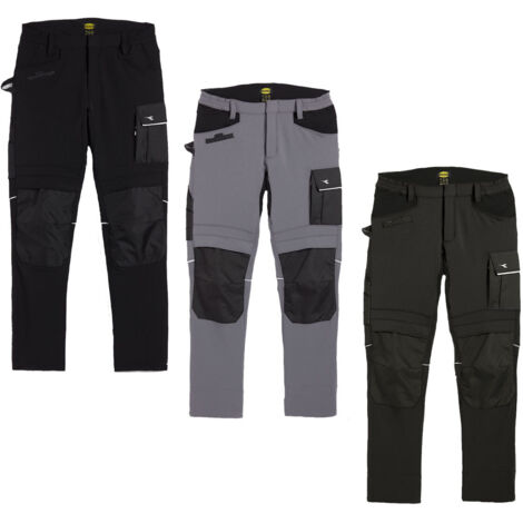 Diadora Utility Pant Carbon Pantalones de trabajo - M - Gris (1/5)