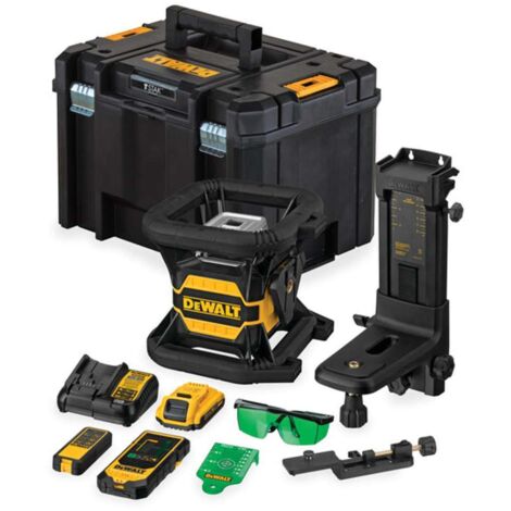 LASER ROTATIVO VERDE CON BLUETOOTH BATERIA 18V 2.0AH. ALCANCE 76/600M. INCLUYE DETECTOR, CARGADOR BATERIA, SOPORTE, GAF - STANLEY BLACK & DECK (1/3)