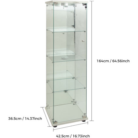 WKIEQACO Vitrina de madera para coleccionista con 56 compartimentos, 40 x 4,5 x 60 cm, estantes de pared y repisas