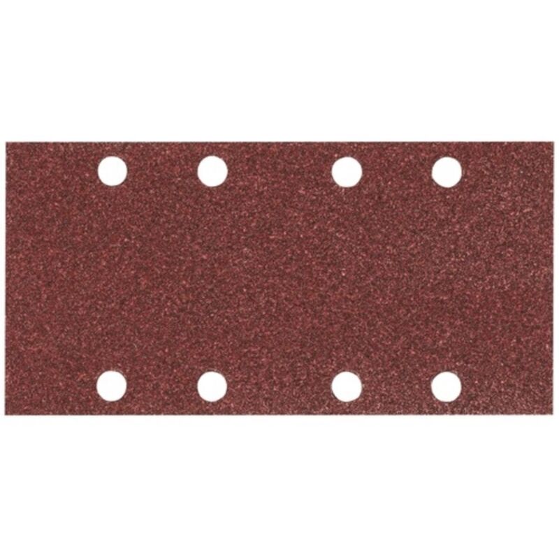 Carta Abrasiva Velcro Fox 150x100 Mm - 50 Pezzi, Grana G180, Per Levigatrici A Delta