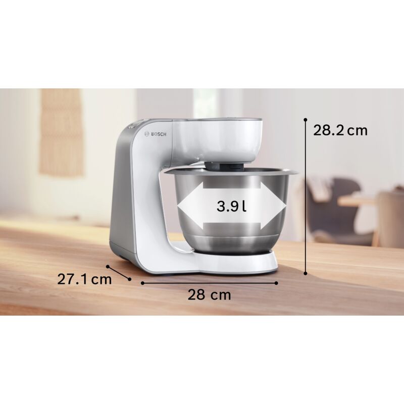 Robot Da Cucina Bosch Serie 4 MUM58200 - 1000W, Ciotola Acciaio 3.9L - Foto 4