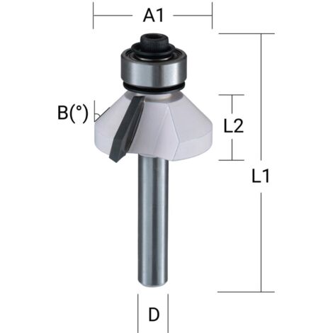Set di 15 punte per fresa con gambo da 8 mm - Accessori per fresa con