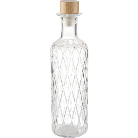 Caraffa in vetro APS Diamond, capacità 0,80 litri, altezza 280 mm, ø 80 mm (1/4)