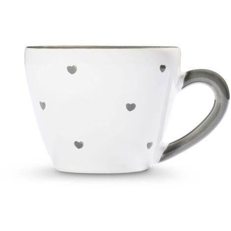 Gmundner Keramik Tazza Da Caffè Cervo Rosso Bordeaux – 0,2 L, Fatto A Mano In Austria