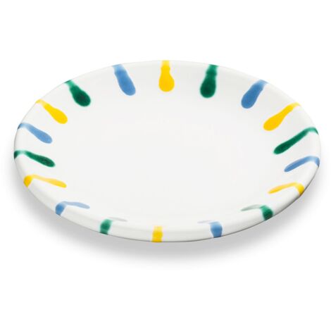 Gmundner Ceramica Pur Piattino verde fiammato ( 15 cm