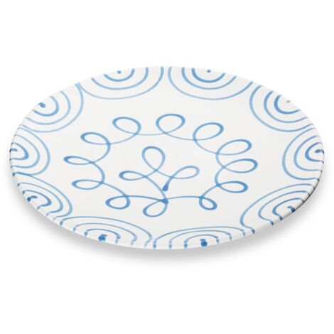 Piatto Portata 21cm Piatto Per Sottaceti Spode Blu Italiano 21 Cm - Porcellana Fine, Microonde E Lavastoviglie Safe Piatto Spode Blue Italian - 10