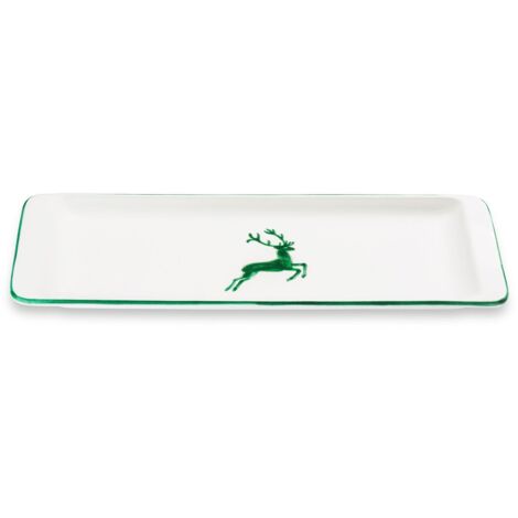 Ciotolina Quadrata Gmundner 0324saqu09 – Cervo Verde, 9x9 Cm, Fatta A Mano In Austria, Microonde E Lavastoviglie