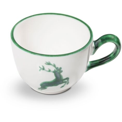 Gmundner Ceramica Cervo Verde Tazza Da Caffè Liscia 0,24 L / H