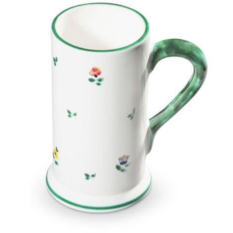 Gmundner Keramik Bicchiere Da Birra Con Decorazione Cervo, 0,5 L, Fatto A Mano In Austria, Lavabile In Lavastoviglie