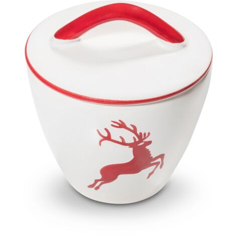 Ceramica Gmundner Cervo rosso rubino, teiera da 0,5 litri