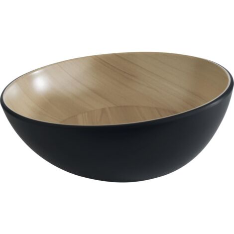 APS Frida ciotola effetto legno/nero, capacità 1,00 litri, ø 215 mm (1/4)