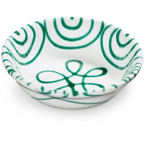 Ceramica Gmundner Verde fiammato, ciotola per cereali piccola (Ø 14 cm) (1/3)
