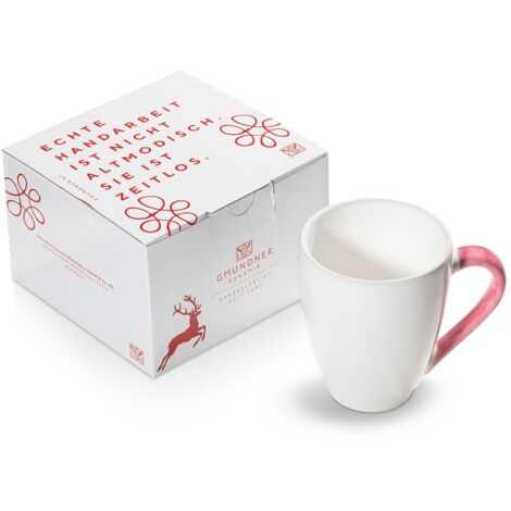 Gmundner Ceramics Variation Pink, Tazza per la colazione Max 0,3 L (1/2)