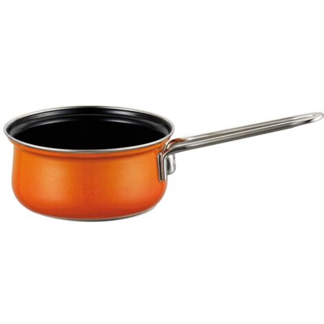 Riess Misurino Da Cucina In Smalto 1L Con Decoro Mucca – Adatto A Induzione, Lavabile E Resistente Ai Graffi, Made In Austria