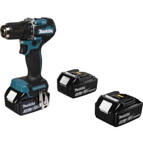Makita DDF487RFE3 destornillador eléctrico y llave de impacto 1700 RPM Negro, Azul, Acero (1/5)