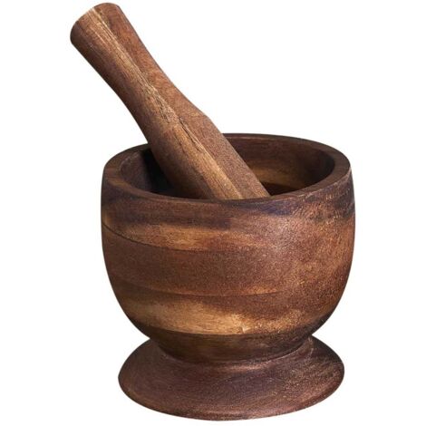 Mortier Et Pilon Acacia D12cm (1/3)