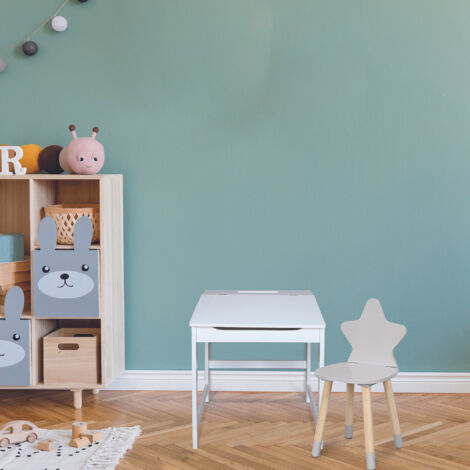 Bureau enfant ergonomique 120x60cm – Design moderne – Idéal pour étudiants – Matériaux durables – Confort optimal pour longues heures de travail – The Home Deco Kids